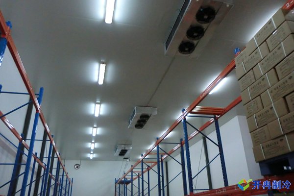 上?？?000平冷冻库安装施工案例完工库内图片