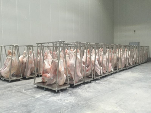 拼装式冷库建造工程造价，-18℃猪肉冷冻库设备